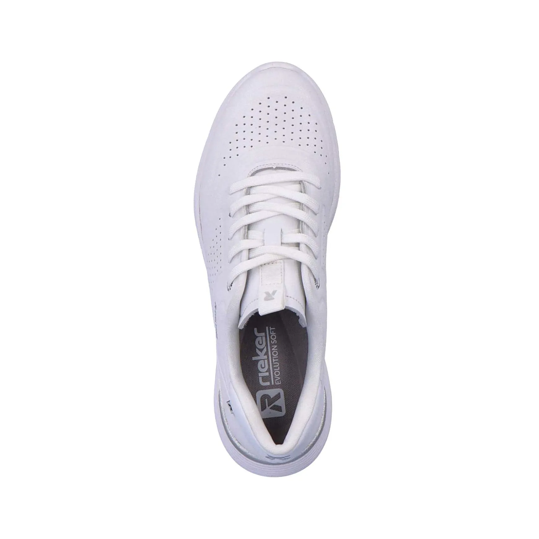 Rieker Women'S Sneaker Low Crystal White