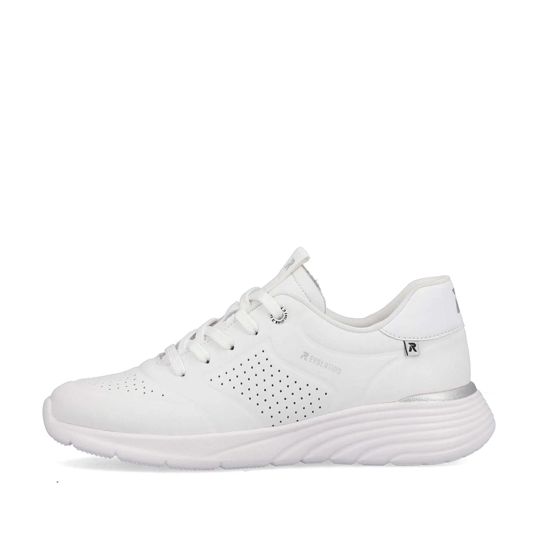 Rieker Women'S Sneaker Low Crystal White