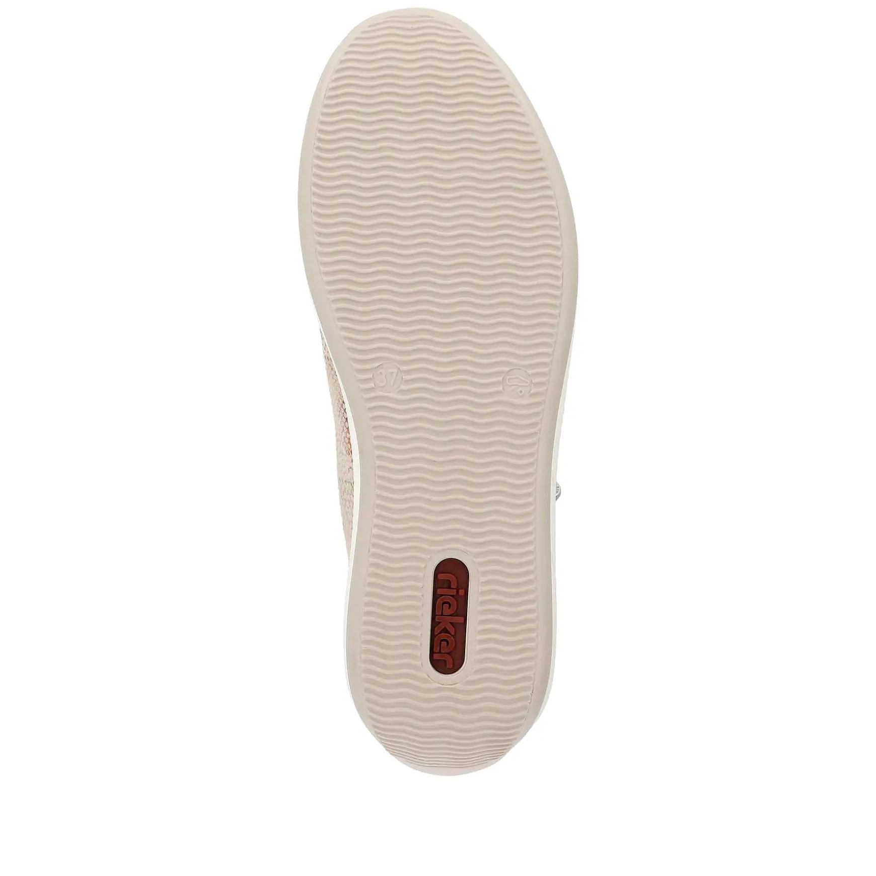 Rieker Women'S Sneaker Low Beige Multi-Metallic