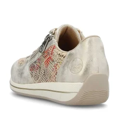Rieker Women'S Sneaker Low Beige Multi-Metallic