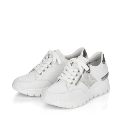 Rieker Women'S Sneaker Low Pure White