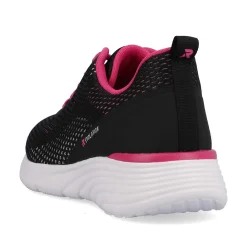 Rieker Women'S Sneaker Low Urban Black Flamingo Pink