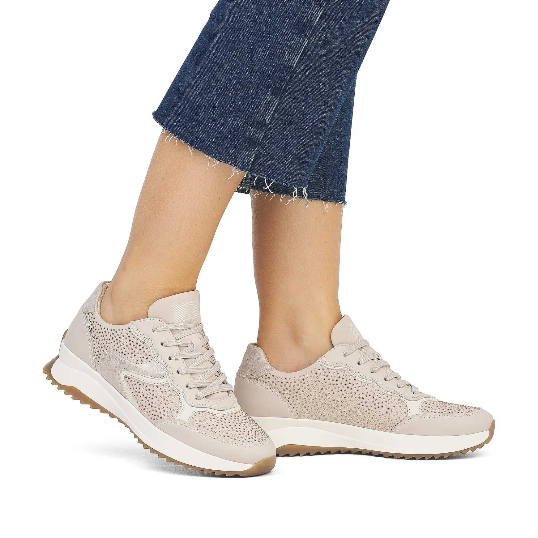Rieker Women'S Sneaker Low Champagne