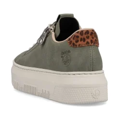 Rieker Women'S Sneaker Low Olive Green