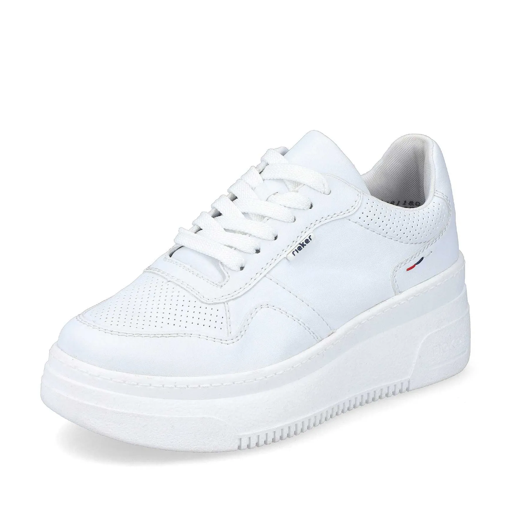 Rieker Women'S Sneaker Low Crystal White