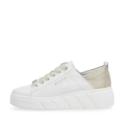 Rieker Women'S Sneaker Low Diamond-White Champagne