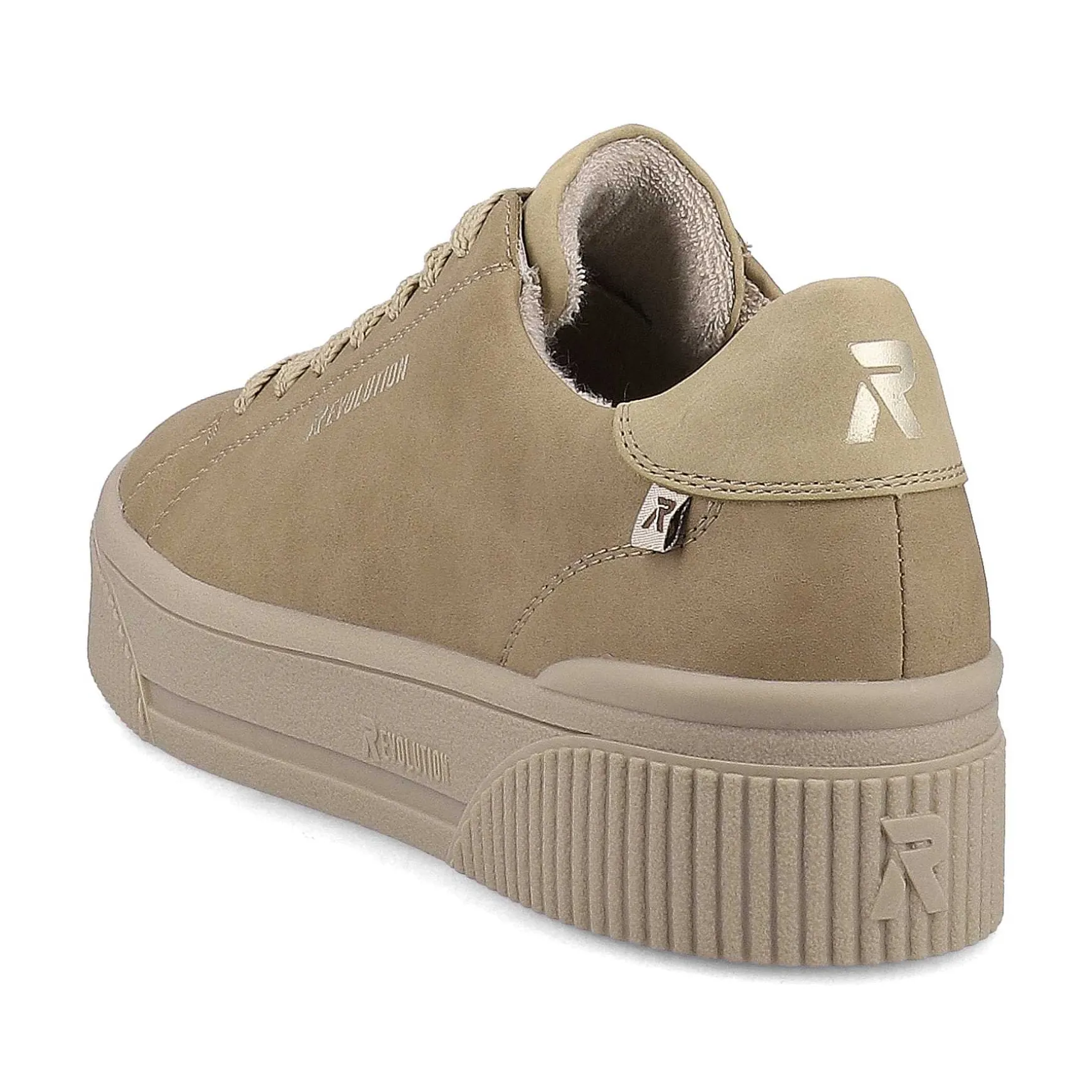 Rieker Women'S Sneaker Low Beige Brown