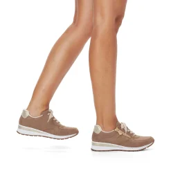 Rieker Women'S Sneaker Low Nut Brown