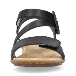 Rieker Women'S Strappy Sandals Night Black