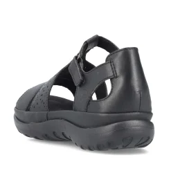 Rieker Women'S Strappy Sandals Glossy Black