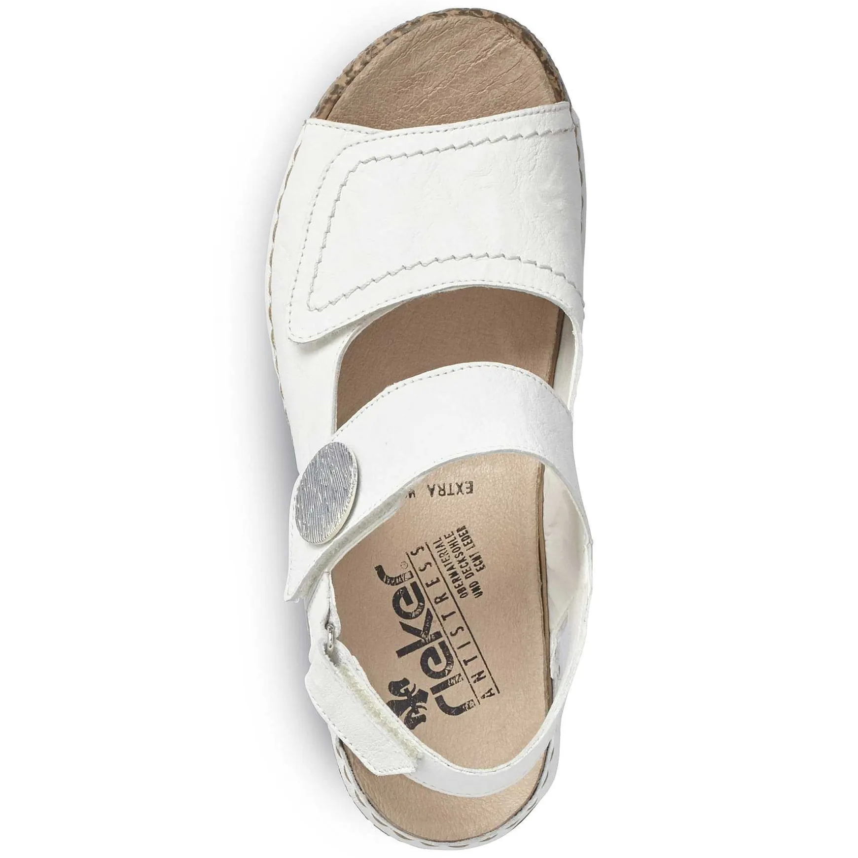 Rieker Women'S Strappy Sandals Pure White