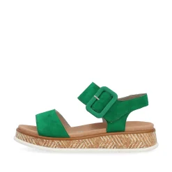 Rieker Women'S Strappy Sandals Emerald Green