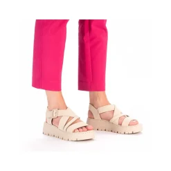 Rieker Women'S Strappy Sandals Light Beige
