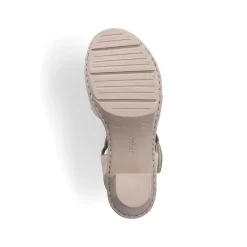 Rieker Women'S Strappy Sandals Light Beige