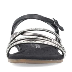 Rieker Women'S Strappy Sandals Jet Black