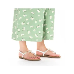 Rieker Women'S Strappy Sandals In Crystal White