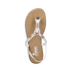 Rieker Women'S Strappy Sandals In Crystal White