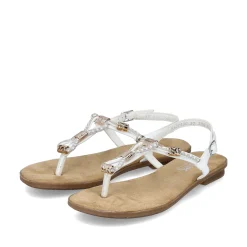 Rieker Women'S Strappy Sandals In Crystal White