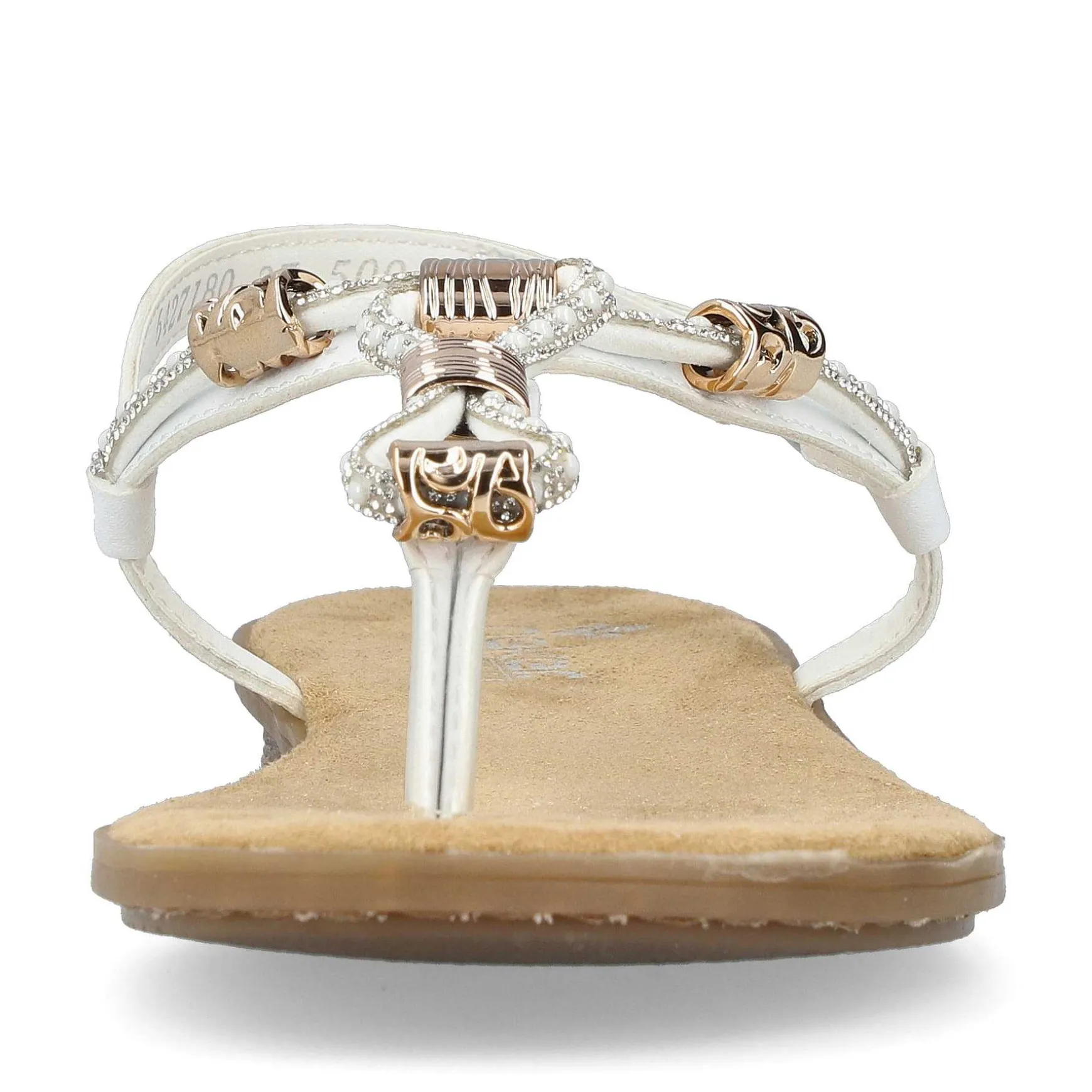 Rieker Women'S Strappy Sandals In Crystal White