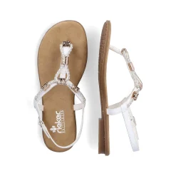 Rieker Women'S Strappy Sandals In Crystal White