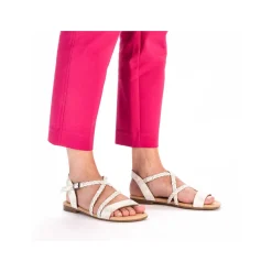 Rieker Women'S Strappy Sandals Light Beige