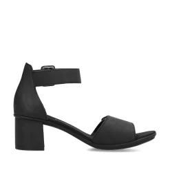Rieker Women'S Strappy Sandals Jet Black