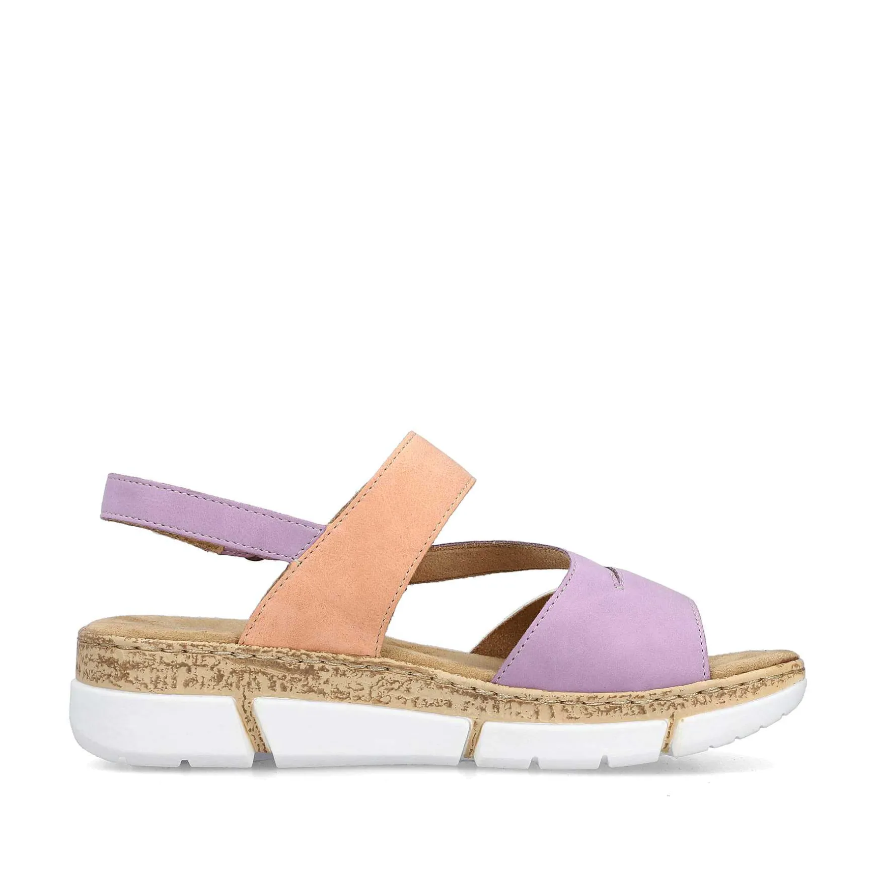 Rieker Women'S Strappy Sandals In Pastel Colors