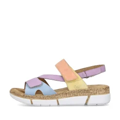 Rieker Women'S Strappy Sandals In Pastel Colors