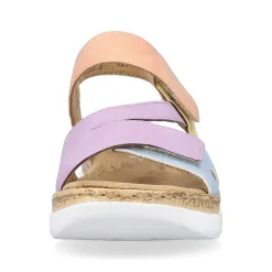 Rieker Women'S Strappy Sandals In Pastel Colors