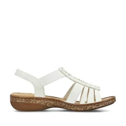 Rieker Women'S Strappy Sandals Light Beige