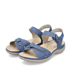 Rieker Women'S Strappy Sandals Azure Blue