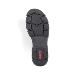 Rieker Women'S Strappy Sandals Asphalt Black