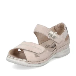 Rieker Women'S Strappy Sandals Light Beige