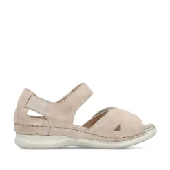 Rieker Women'S Strappy Sandals Light Beige