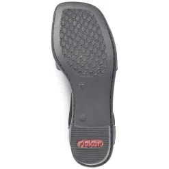 Rieker Women'S Strappy Sandals Night Black