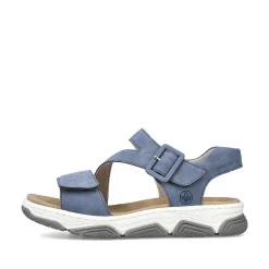Rieker Women'S Strappy Sandals Slate Blue