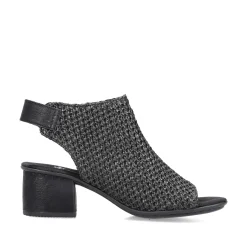 Rieker Women'S Strappy Sandals Jet Black