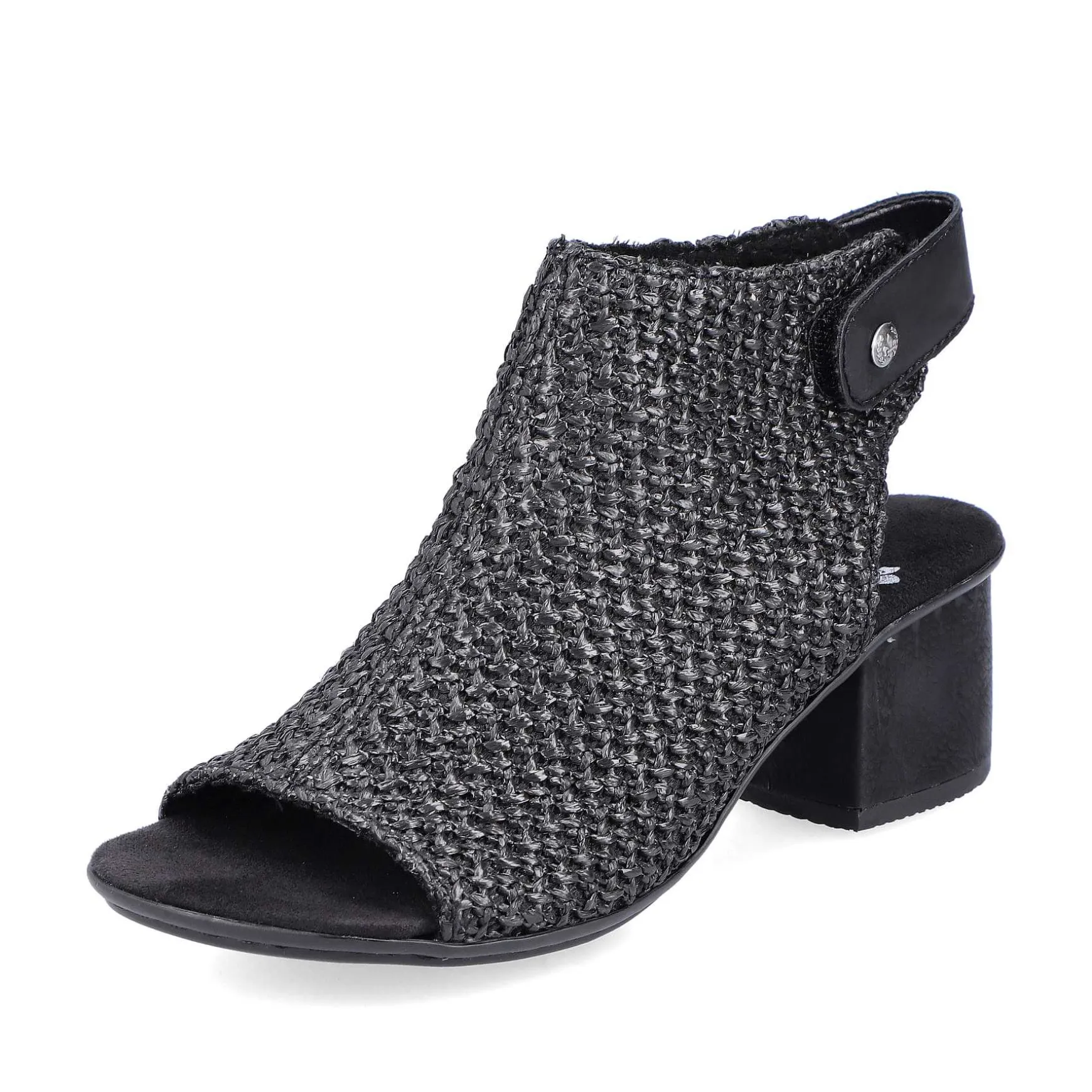 Rieker Women'S Strappy Sandals Jet Black