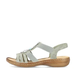 Rieker Women'S Strappy Sandals Mint Green