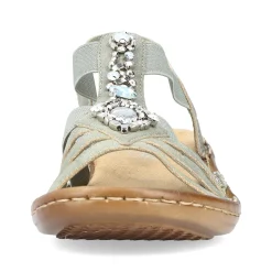 Rieker Women'S Strappy Sandals Mint Green