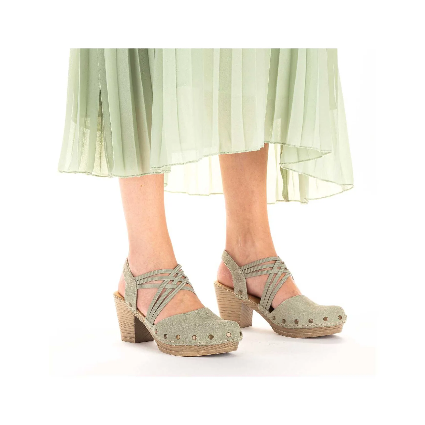 Rieker Women'S Strappy Sandals Mint Green