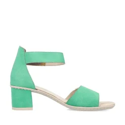 Rieker Women'S Strappy Sandals Leaf Green