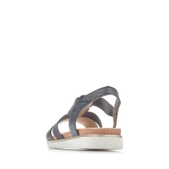 Rieker Women'S Strappy Sandals Navy Blue