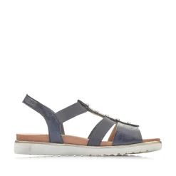 Rieker Women'S Strappy Sandals Navy Blue