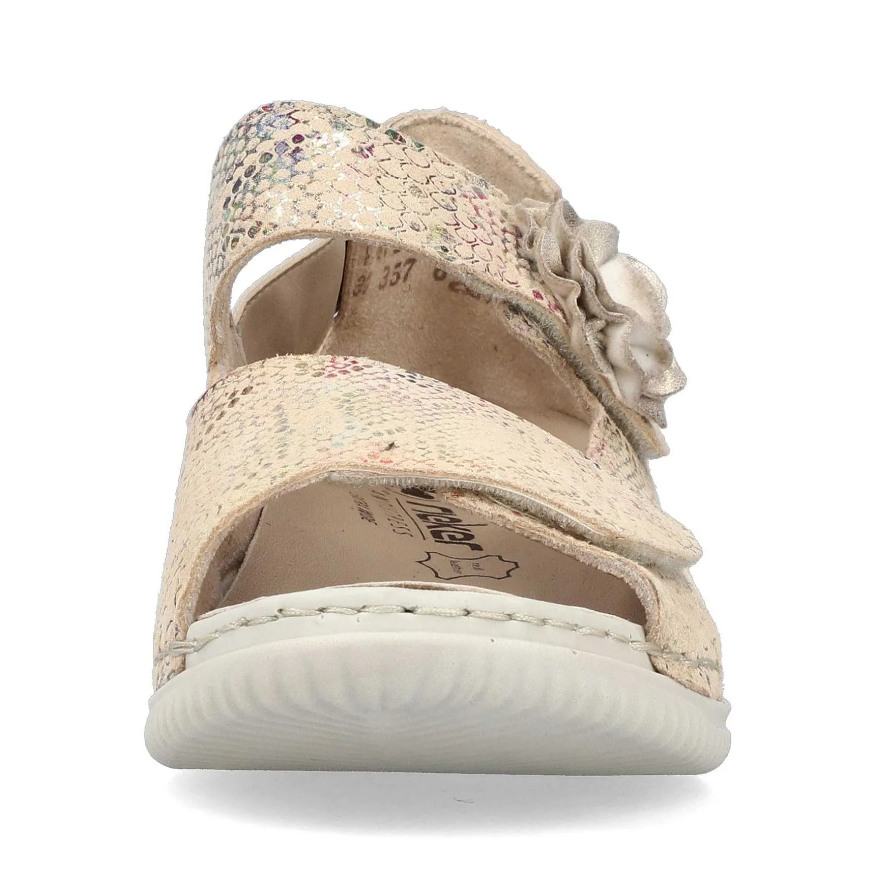 Rieker Women'S Strappy Sandals Multi-Cream