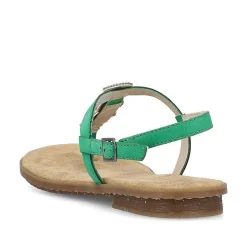 Rieker Women'S Strappy Sandals Leaf Green