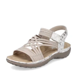 Rieker Women'S Strappy Sandals Cream Beige