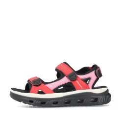 Rieker Women'S Trekking Sandals Fire Red