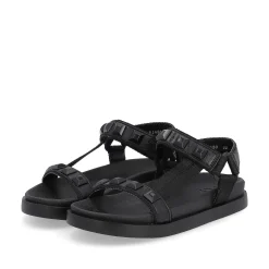 Rieker Women'S Trekking Sandals Deep Black