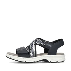 Rieker Women'S Trekking Sandals Steel Blue